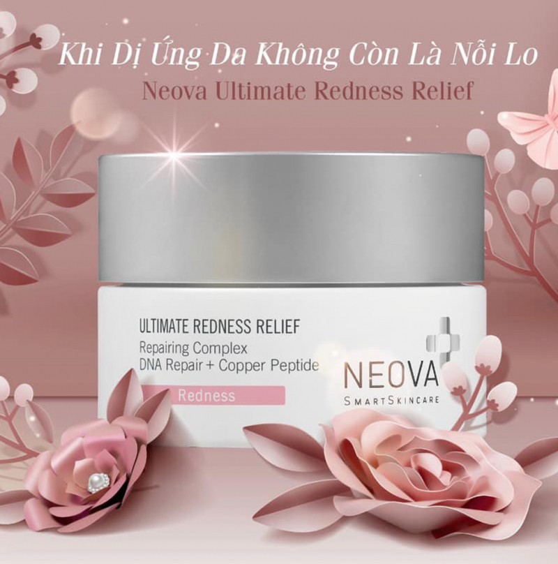 Kem chống đỏ rát và làm dịu da kính ứng tức thời Neova ultimate redness relief